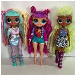 Lot of OMG dolls